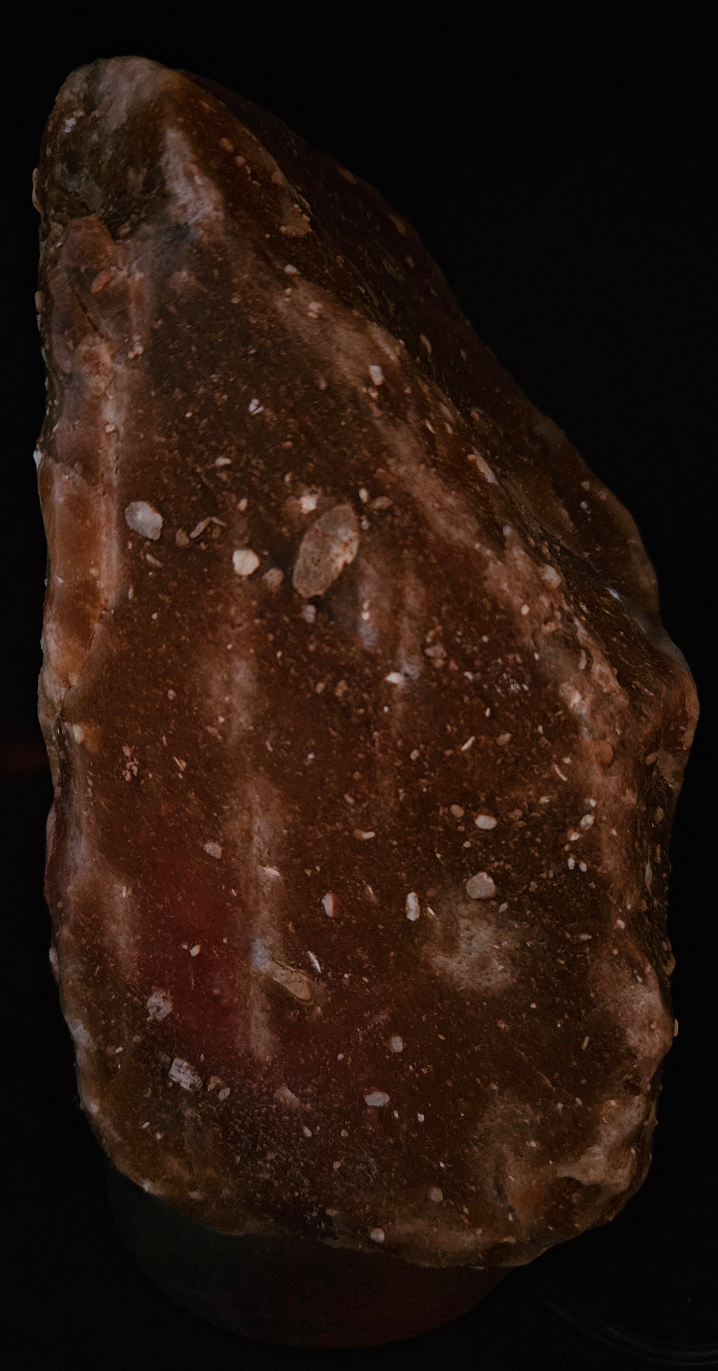 Individually Featured #63 - SUPER RARE EXTRA DARK Bedroom Salt Lamp