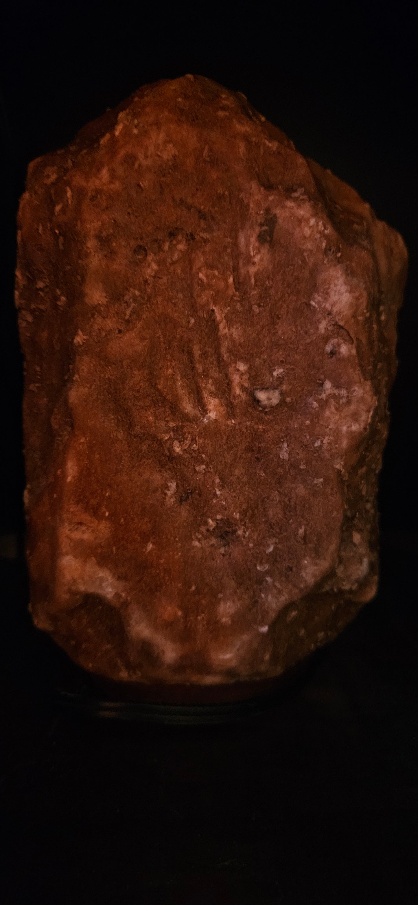 Individually Featured #102 - SUPER RARE STUNNING VERY DARK Bedroom Salt Lamp