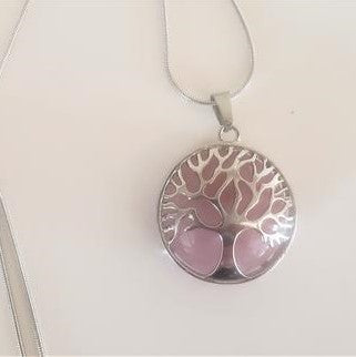 Rose Quartz Tree of Life