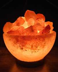 Individually Featured #25 - Fire / Abundance Bowl Salt Lamp