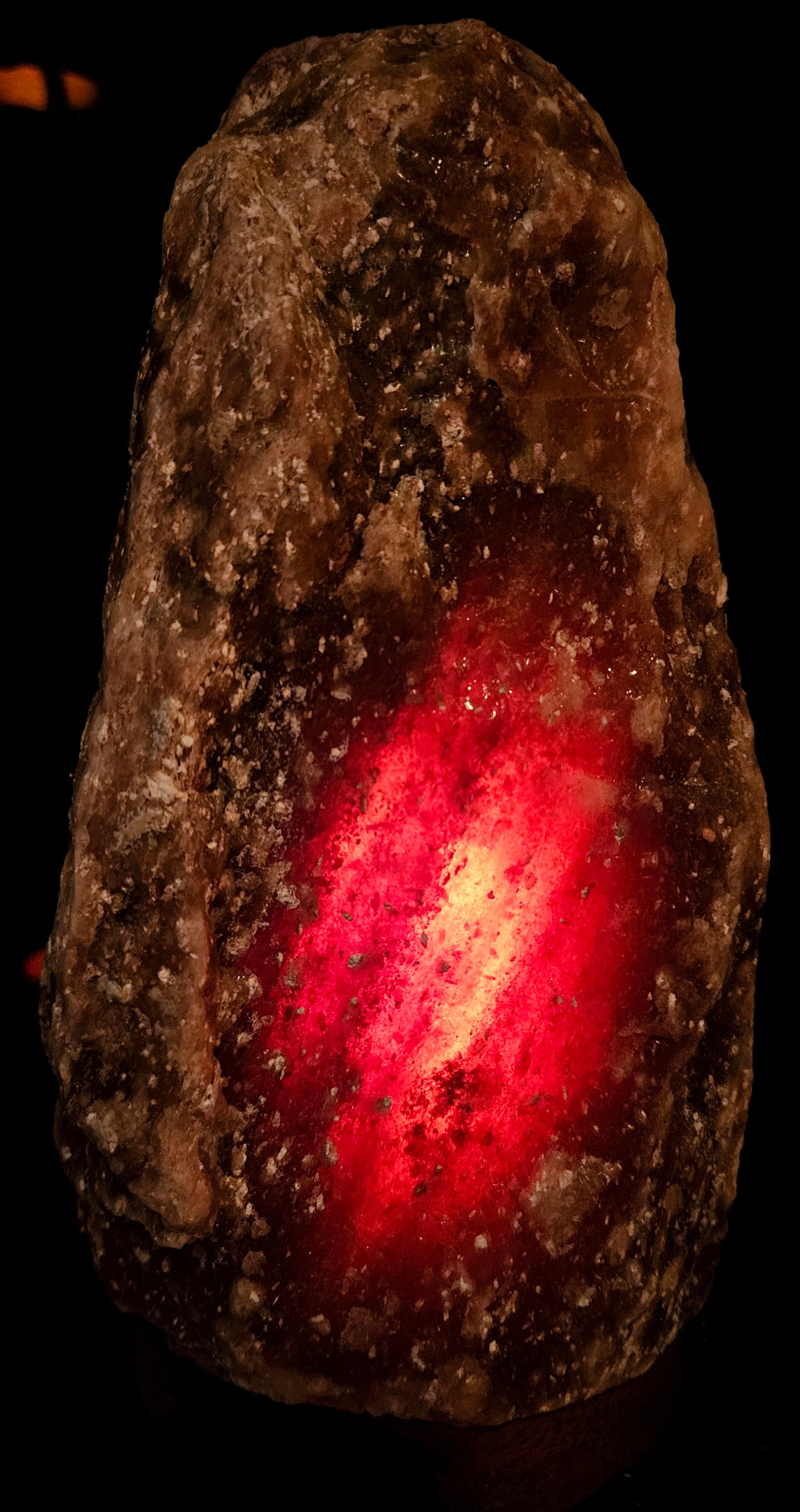 Individually Featured #45 - RARE DARK Bedroom Salt Lamp