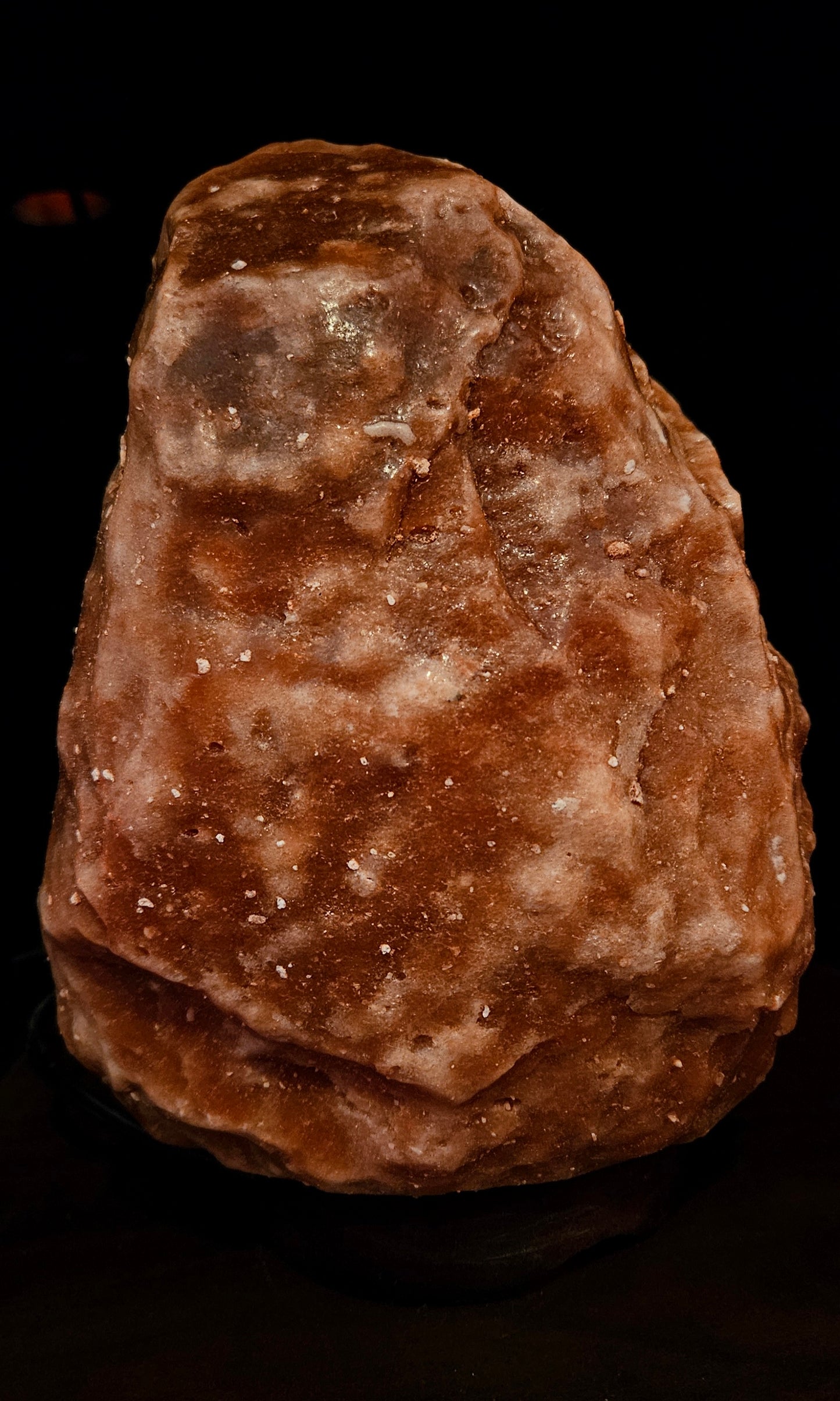 Individually Featured #49 - SUPER RARE VERY DARK Bedroom Salt Lamp