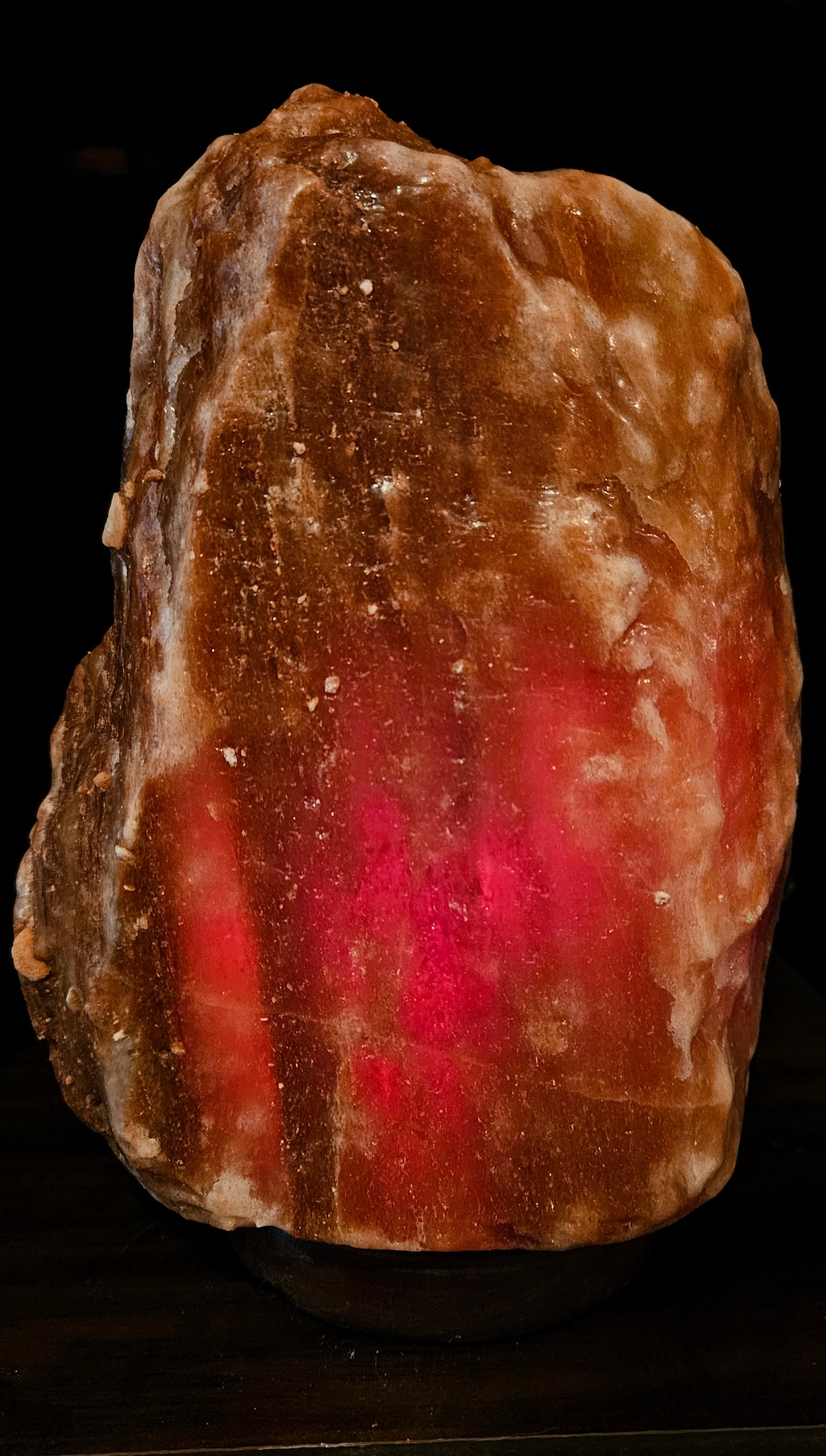 Individually Featured #52 - SUPER RARE EXTRA DARK Bedroom Salt Lamp