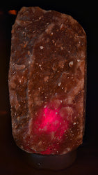 Individually Featured #63 - SUPER RARE EXTRA DARK Bedroom Salt Lamp