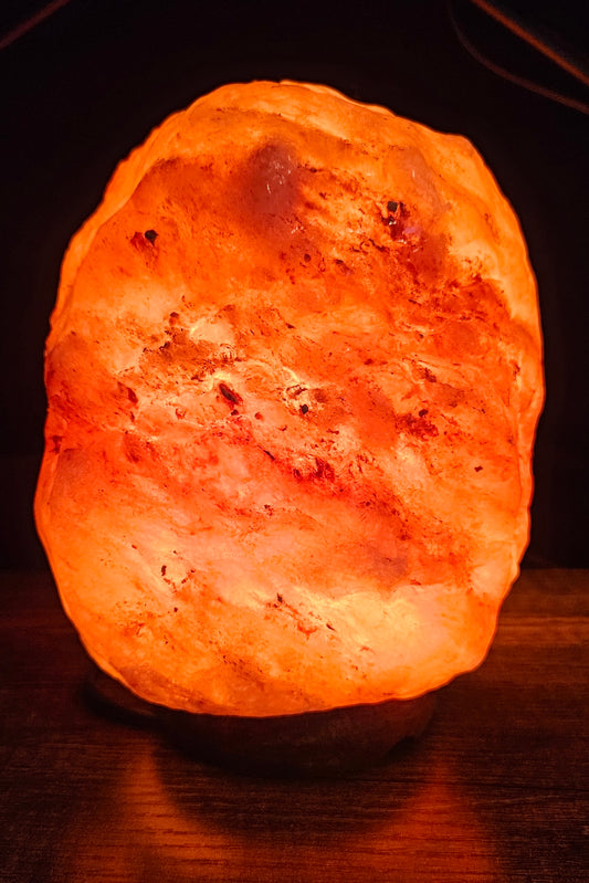 Individually Featured #64 - Stunning Crystalline, Diagonal-Striped Medium Color Lamp