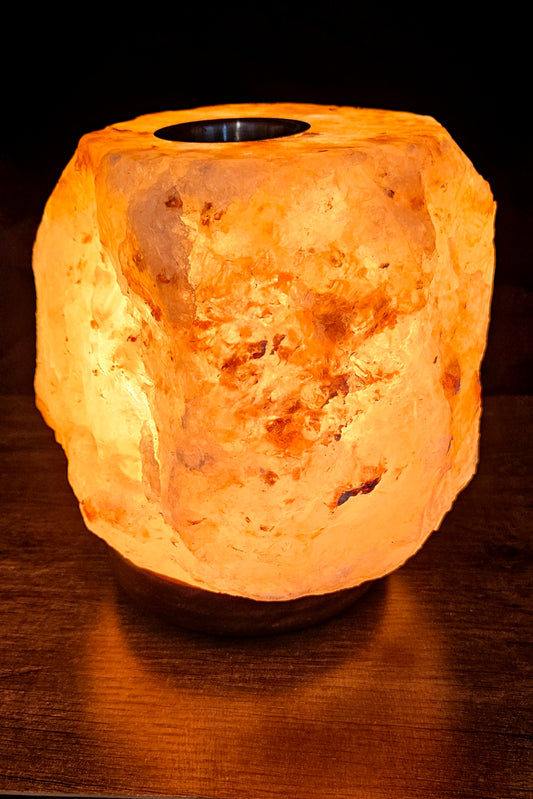 Individually Featured Salt Lamp Oil Diffuser #2 ~ 9 lbs