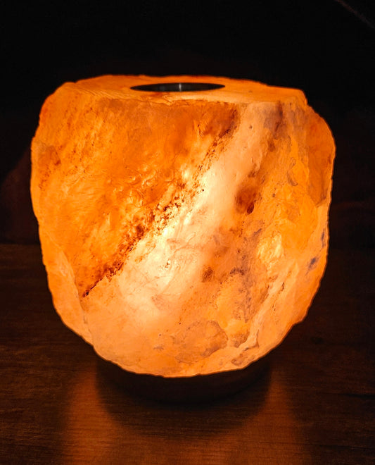 Individually Featured Salt Lamp Oil Diffuser #3 ~ 9 lbs