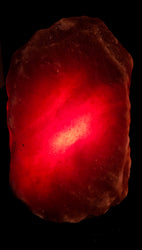 Individually Featured #79 - Shimmering Snow-Capped Dark, Deep Red Sunset