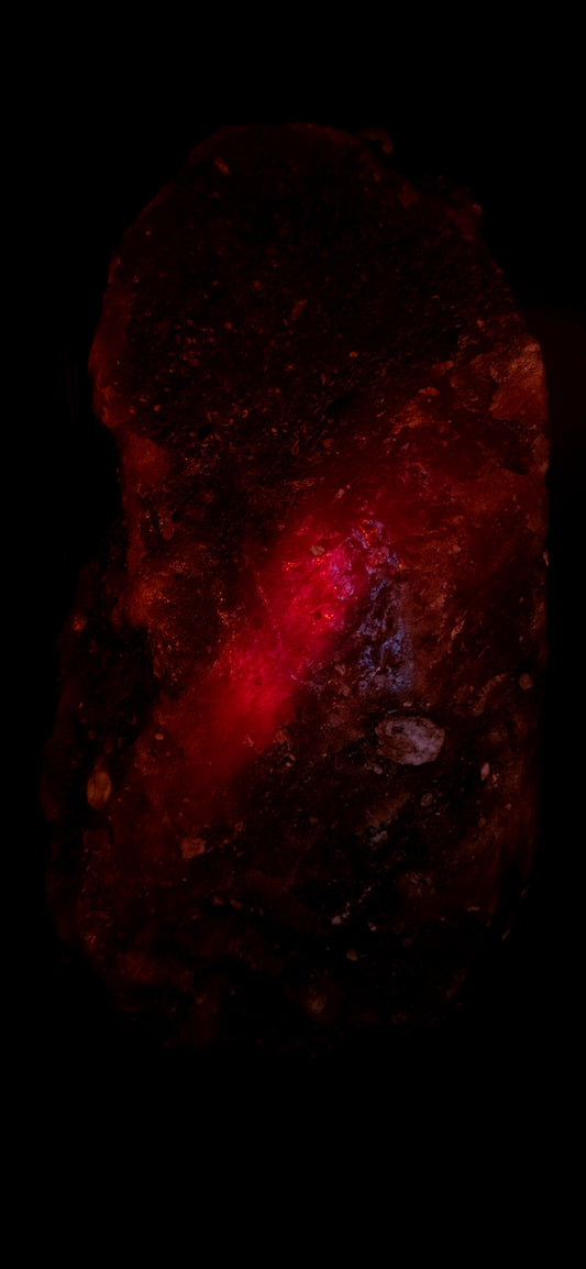 Individually Featured #101 - SUPER RARE VERY DARK Bedroom Salt Lamp