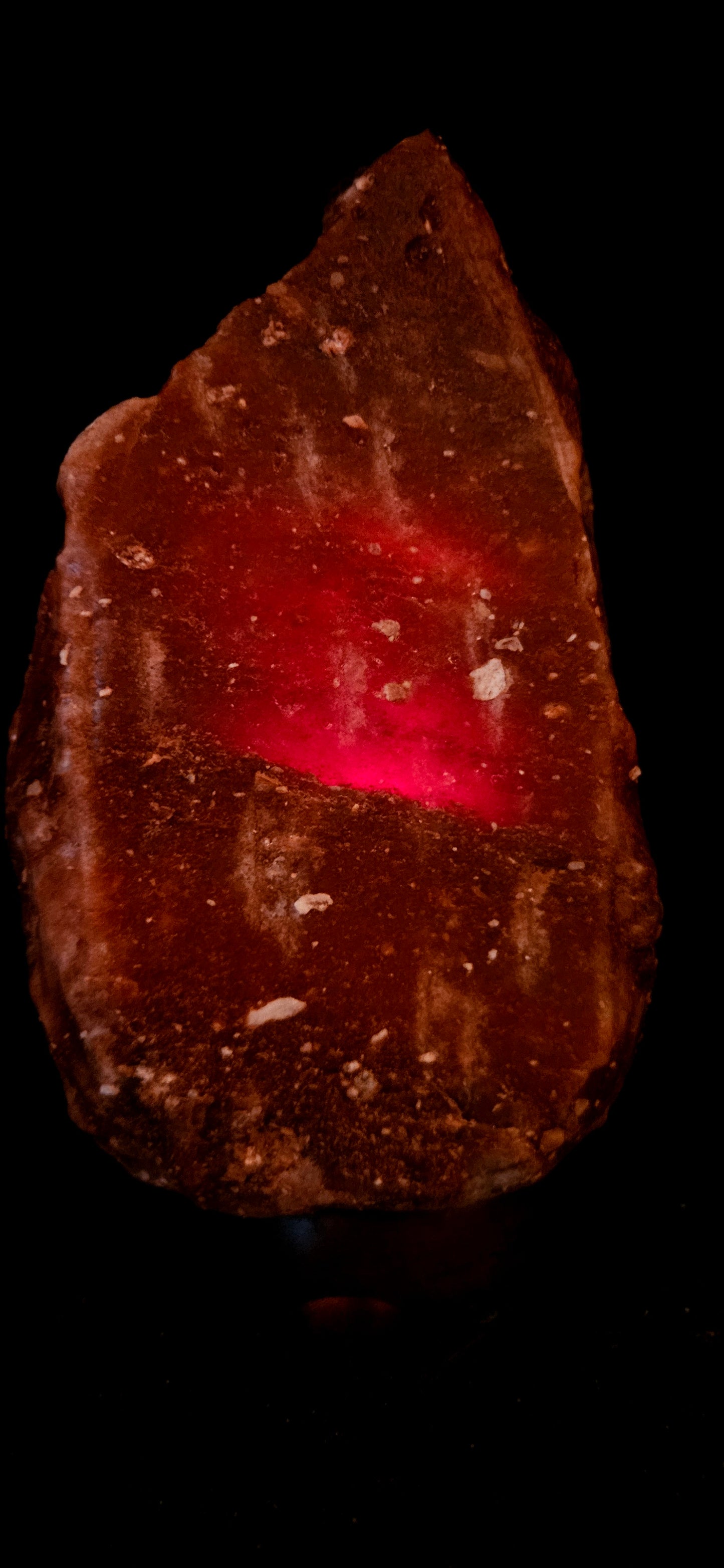 Individually Featured #101 - SUPER RARE VERY DARK Bedroom Salt Lamp