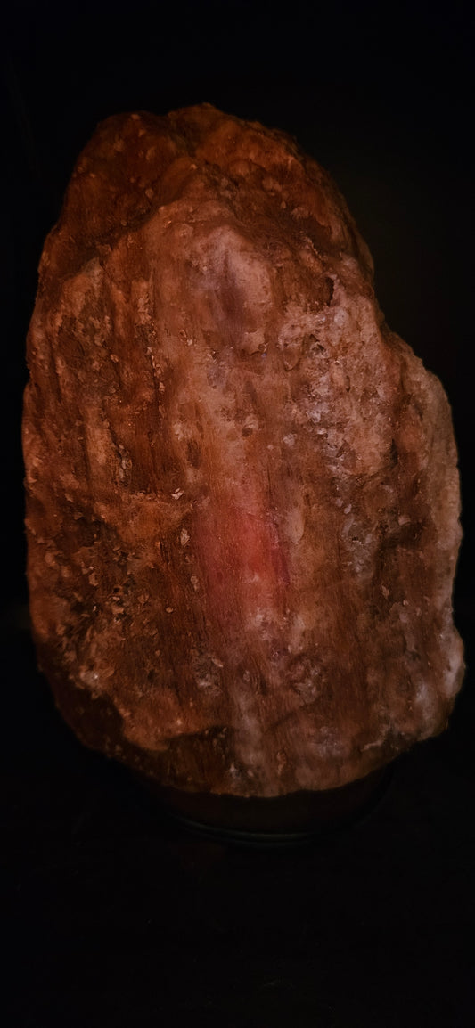 Individually Featured #102 - SUPER RARE STUNNING VERY DARK Bedroom Salt Lamp