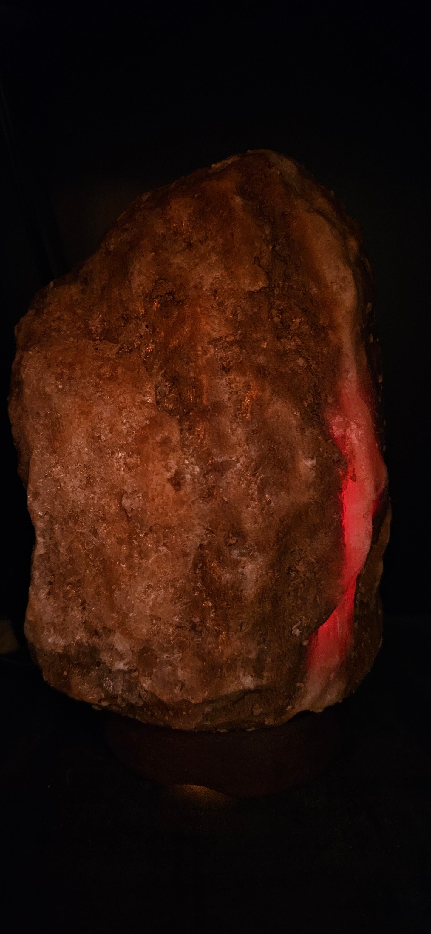 Individually Featured #102 - SUPER RARE STUNNING VERY DARK Bedroom Salt Lamp