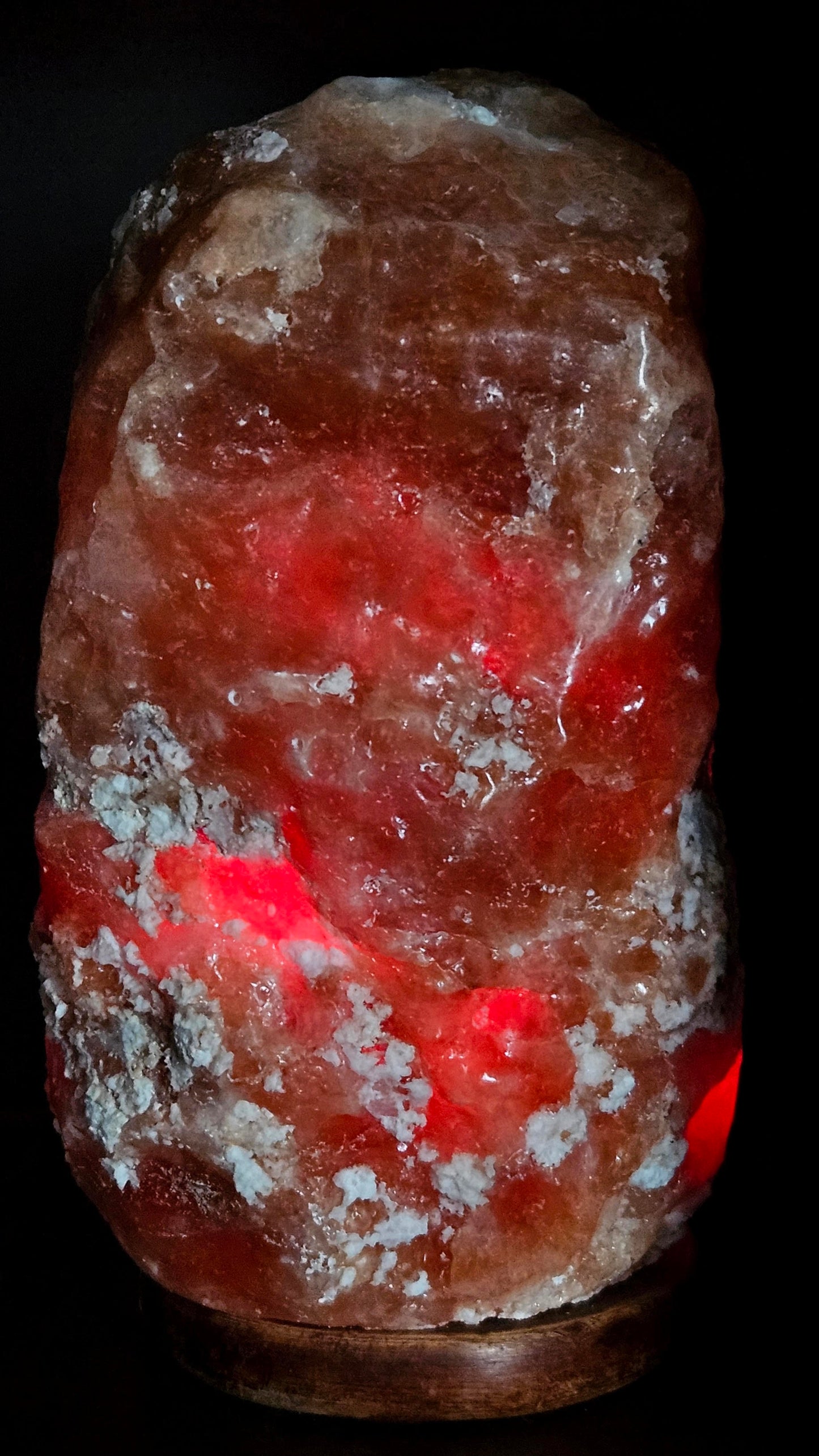 Individually Featured #81 - Shimmering Snow-dusted Dark, Deep Red Sunset