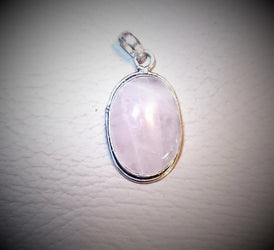 Rose Quartz Pendants-Handcrafted